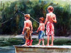 Watercolor by Marie Natale