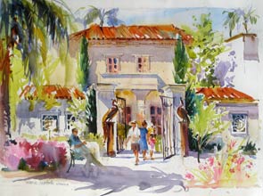 Watercolor by Marie Natale